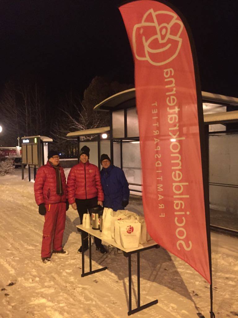 Samtal på Iggesunds järnvägsstation